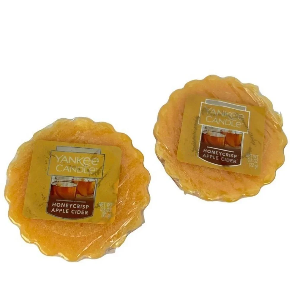 Yankee Candle Tarts Lot of 6 Assorted Scents Citrus Apple Candy Cane 0.8 oz each